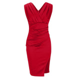 Morges – Robe avec Drapé et Silhouette Mette en Valeur