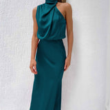 Charmey – Robe Longue Élégante à Coupe Classique