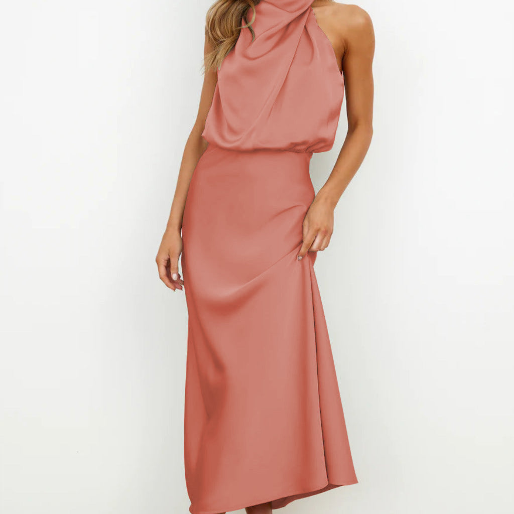 Charmey – Robe Longue Élégante à Coupe Classique