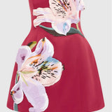 Môtiers – Robe Mini avec Top Tub Brodé Floral