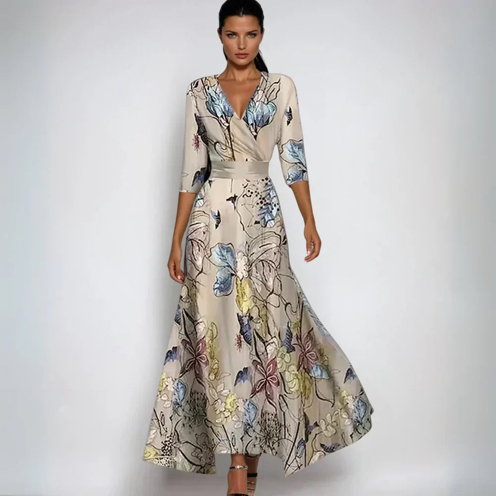 Montreux – Robe Élégante avec Décolleté en V