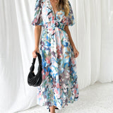 Juliette | Robe Féminine à Motif Floral