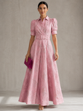 Aria | Robe Courte avec Manches Bouffantes