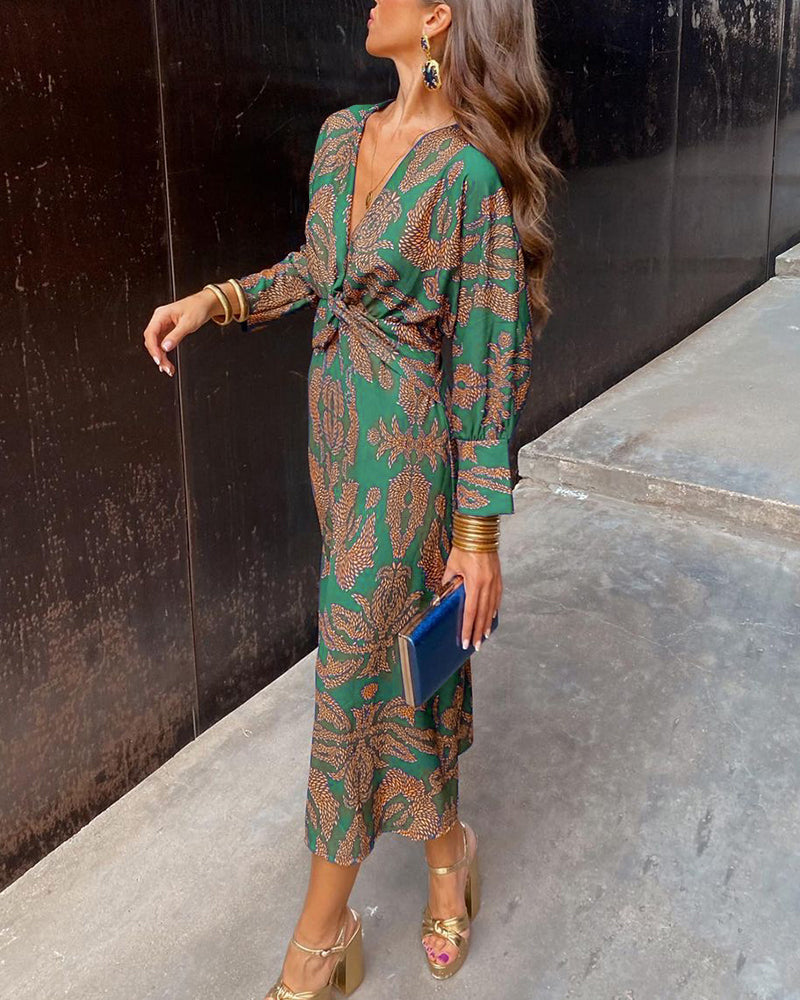 Celeste | Robe Midi Élégance Florale