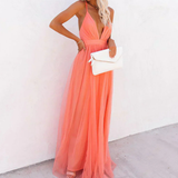 Montreux | Robe Maxi Lumière Corail