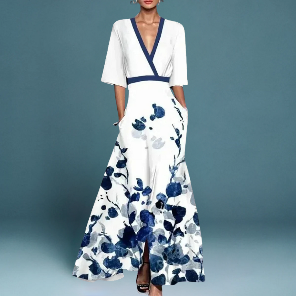 Montreux – Robe Élégante avec Décolleté en V