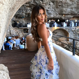 Gimel – Robe Maxi Brodée avec Détails Floraux