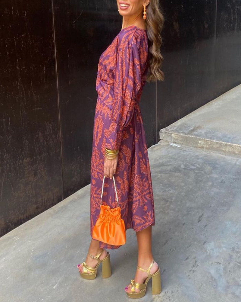 Celeste | Robe Midi Élégance Florale