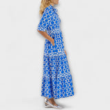 Juliette - Robe midi avec motif chaîne