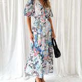 Juliette | Robe Féminine à Motif Floral