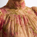 Clémence | Robe Longue Fleurie en Mousseline