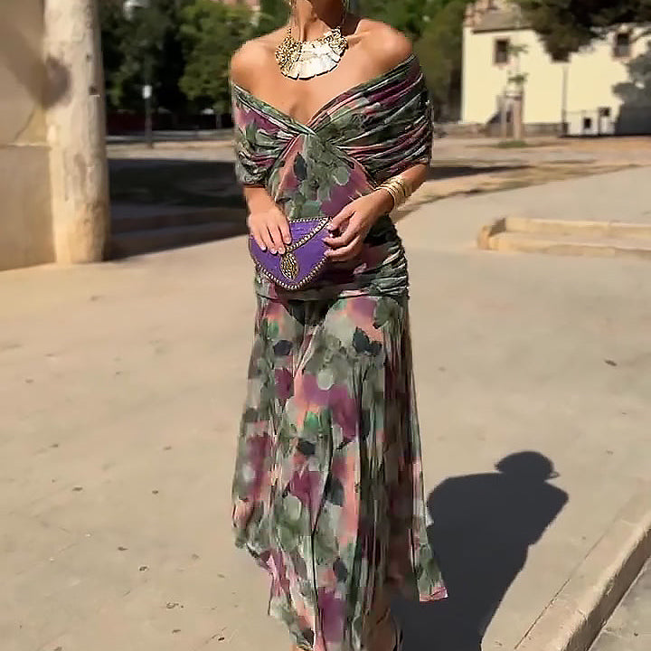 Nadège | Robe de Soirée Corail