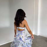 Gimel – Robe Maxi Brodée avec Détails Floraux