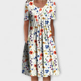 Emelie – Robe chic à couches avec contrôle du ventre