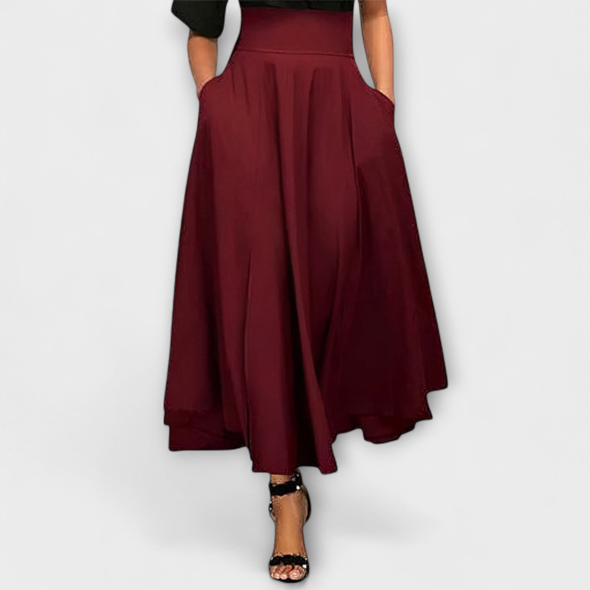 Luitgard - Jupe Maxi Élégante au Style Chic