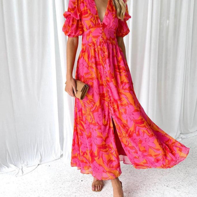 Yvette | Robe Maxi Éclat Solaire