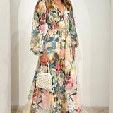 Juliette | Robe Féminine à Motif Floral