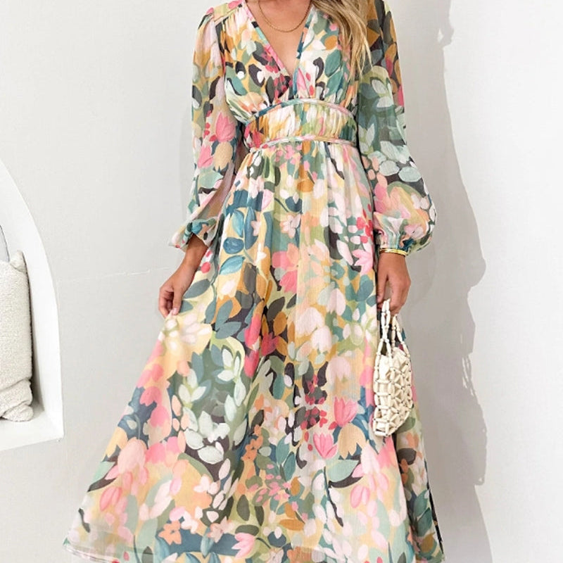 Juliette | Robe Féminine à Motif Floral