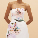 Môtiers – Robe Mini avec Top Tub Brodé Floral