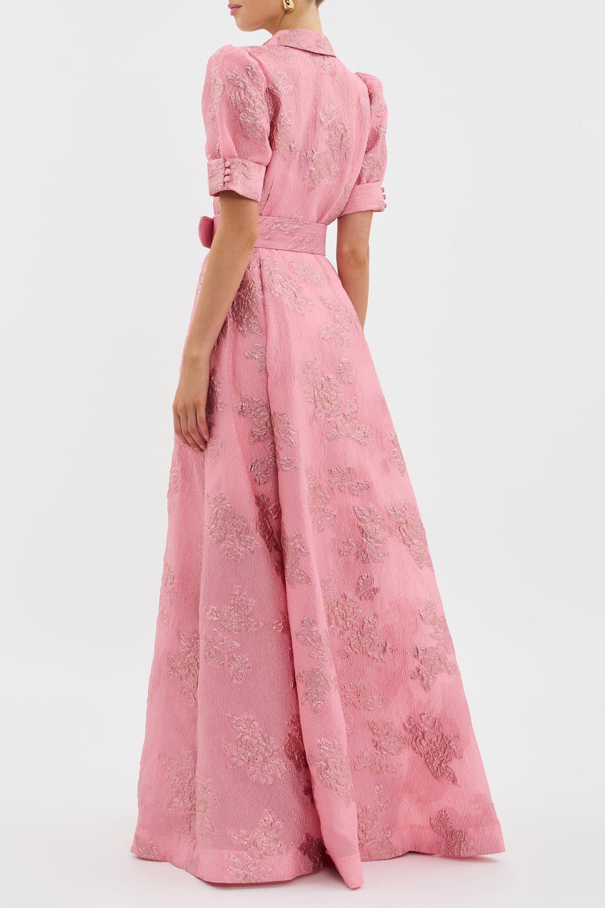 Aria | Robe Courte avec Manches Bouffantes