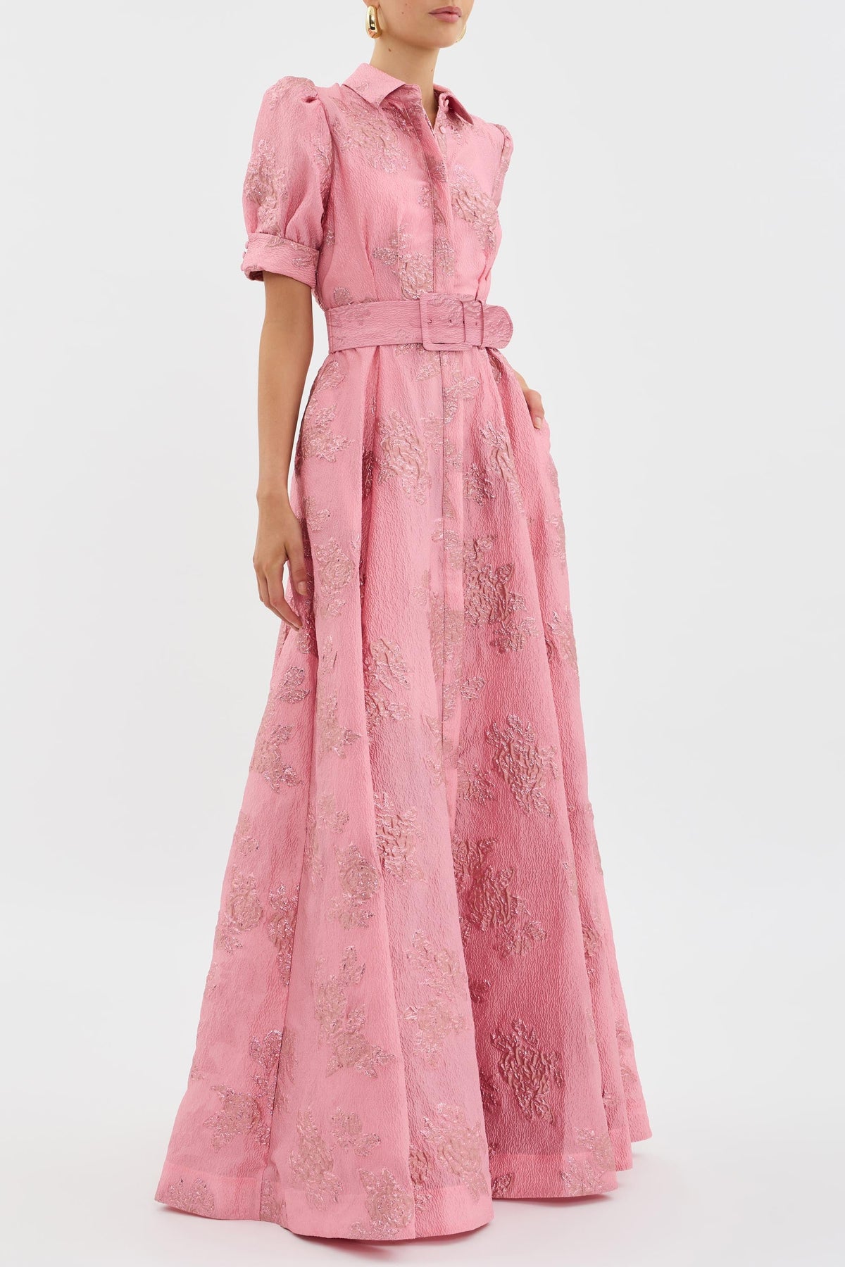 Aria | Robe Courte avec Manches Bouffantes