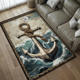 Nathalie - Tapis décoratif Rêve Ancre