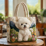 Sac Artisanal Matelassé - Chien Enchanté