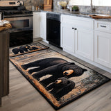 Éléonore - Tapis de cuisine Ours et Paysage Naturel