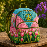 Sac à dos Boho - Tulipes et Sérénité