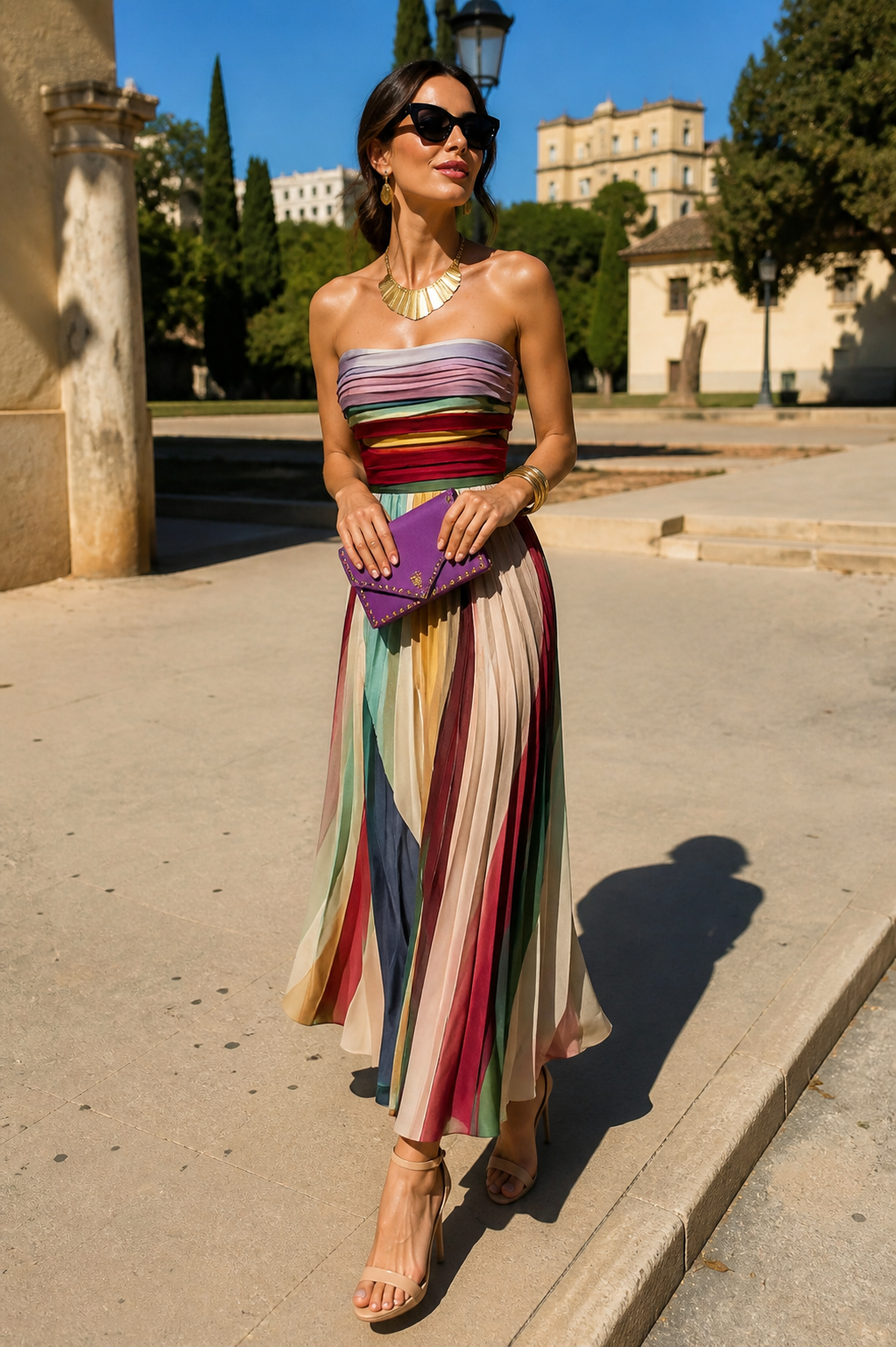 Evelyn | Robe Longue Élégante