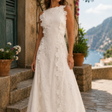 Bérénice | Robe Maxi Brodée Élégante