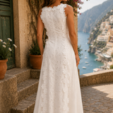 Bérénice | Robe Maxi Brodée Élégante
