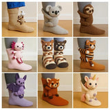 Sophie - Chaussettes Rayées Hautes