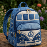 Sac à dos Boho - Denim et Tortues de Mer