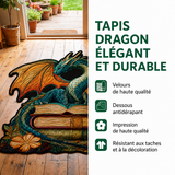 Margaux - Tapis décoratif Bois de Cerf Émeraude