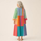 Frida | Robe Colorblock Artistique