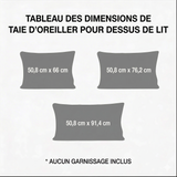 Housse de Coussin Matelassée - Améthyste d'Hiver