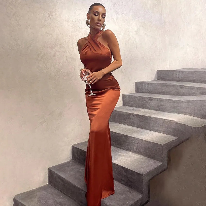 Sion – Robe Maxi avec Silhouette Élégante et Fluide
