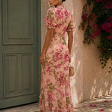 Broc – Robe à Imprimé Floral et Coupe Romantique