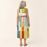 Madeleine | Robe Midi Graphique