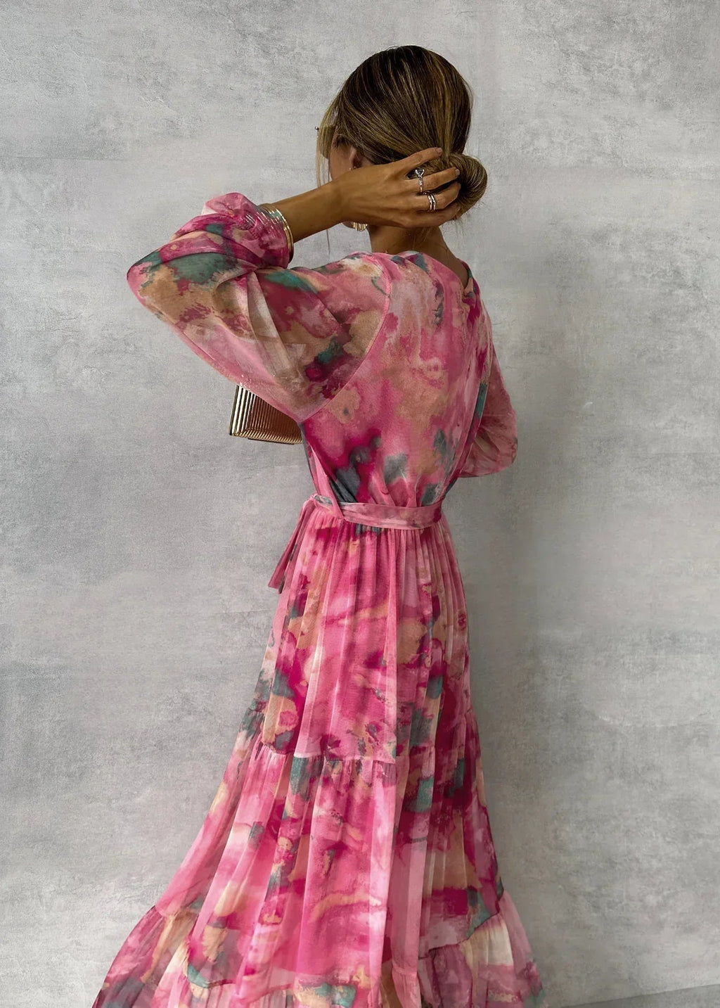 Hazel | Robe portefeuille à imprimé floral