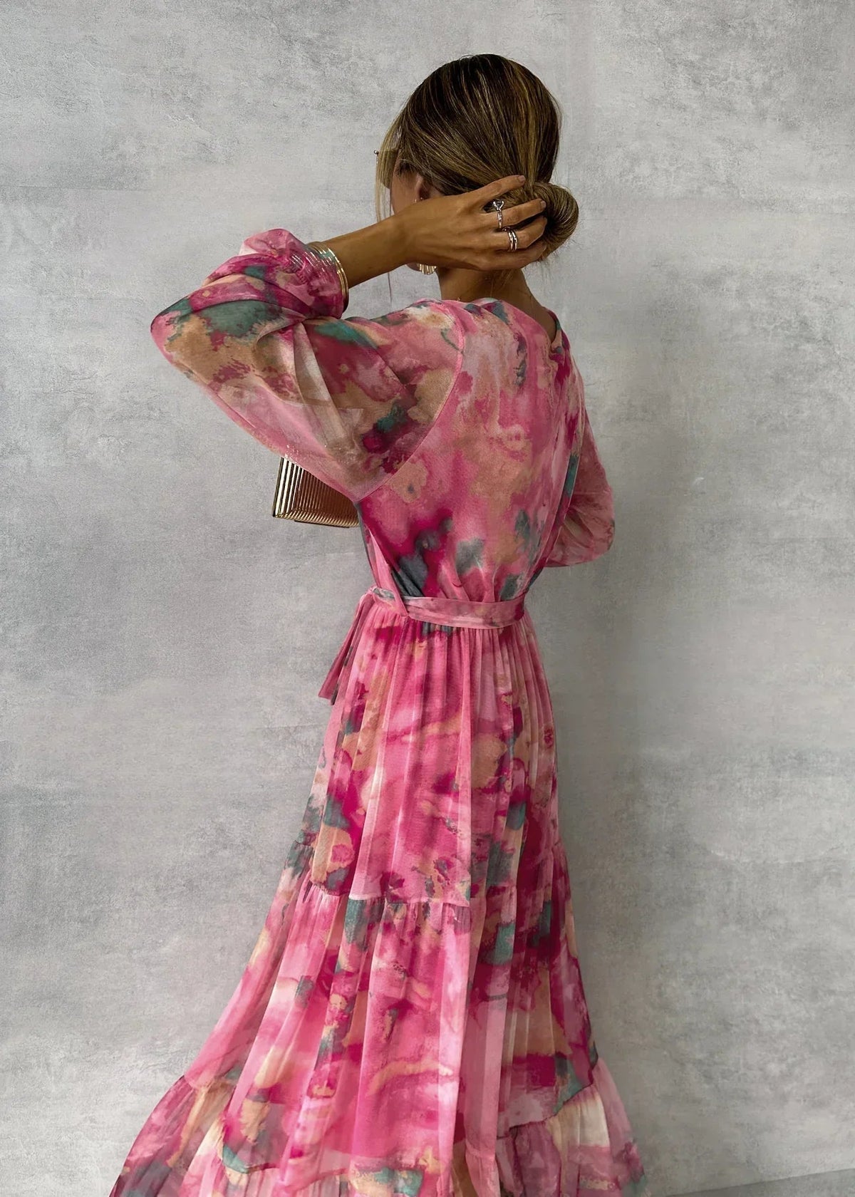 Hazel | Robe portefeuille à imprimé floral