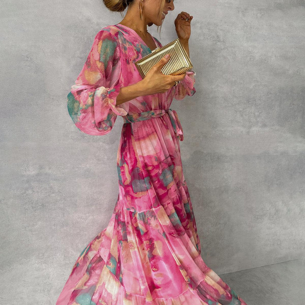 Hazel | Robe portefeuille à imprimé floral
