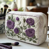 Alice - Trousse de toilette matelassée Fleur au Clair de Lunes