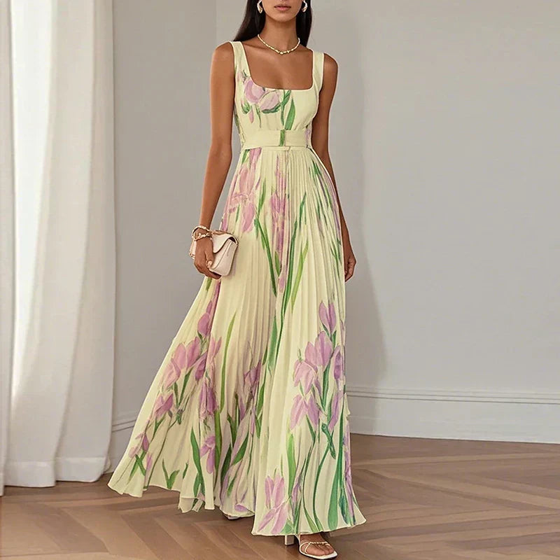 Oriah | Robe Maxi A-Line Florale