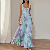 Vevey | Robe Maxi Évasée Fleurie