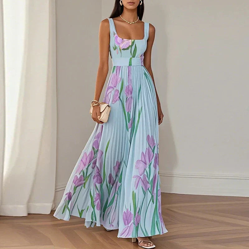 Oriah | Robe Maxi A-Line Florale