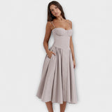 Rosalie - Robe corset sans manches raffinée