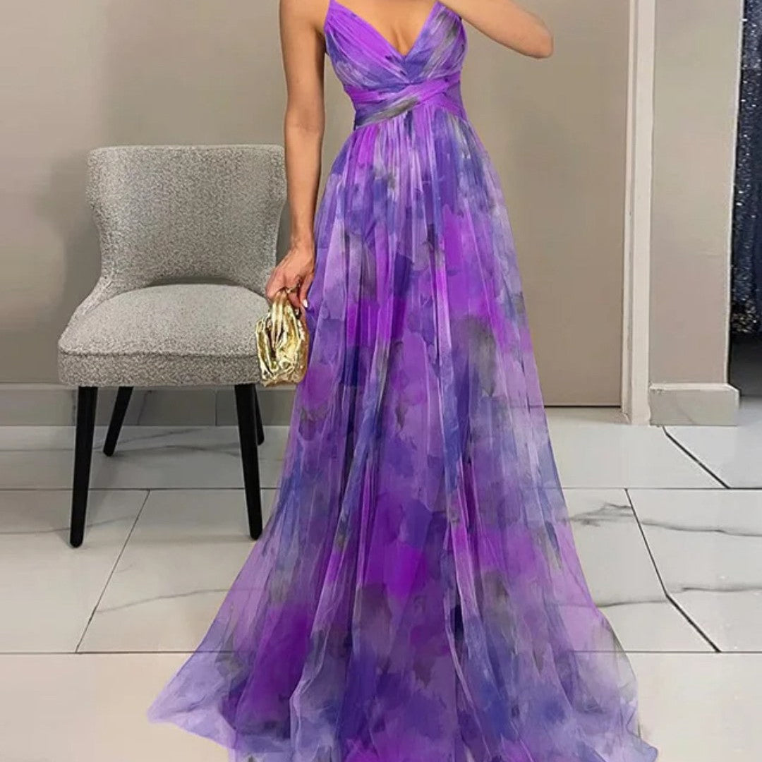 Charline | Robe Maxi Envoûtante à Imprimé Floral