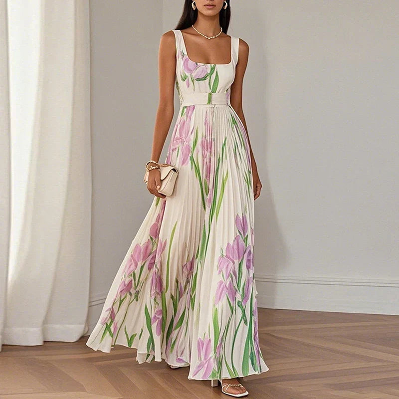 Oriah | Robe Maxi A-Line Florale